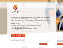 Tablet Screenshot of metisnotarissen.nl